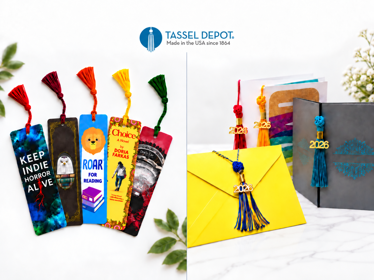 Bookmark Tassels vs. Program Tassels: Which One Should You Order?